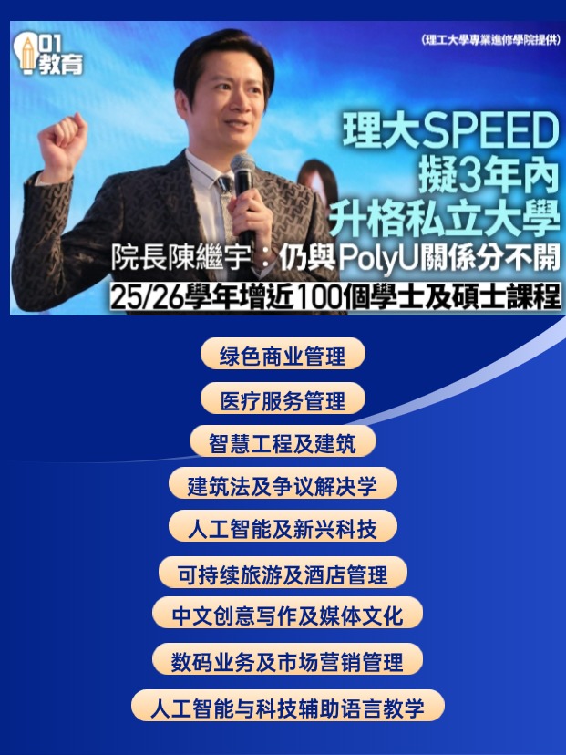大專能申請香港碩士嗎？港理工speed學(xué)院碩士專業(yè)盤點！